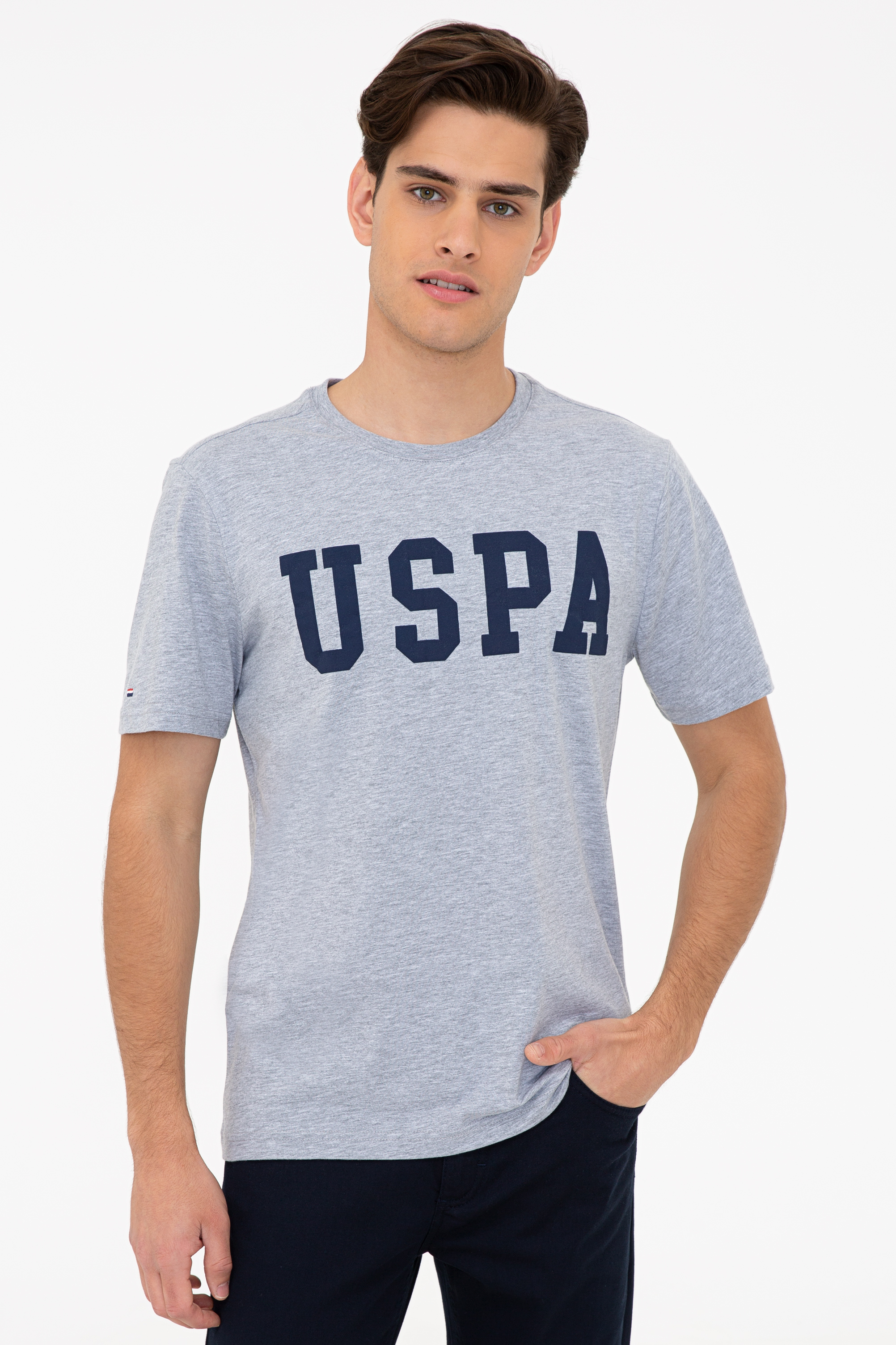 фото Футболка мужская u.s. polo assn. g081sz0110geartiy021 серая 2xl