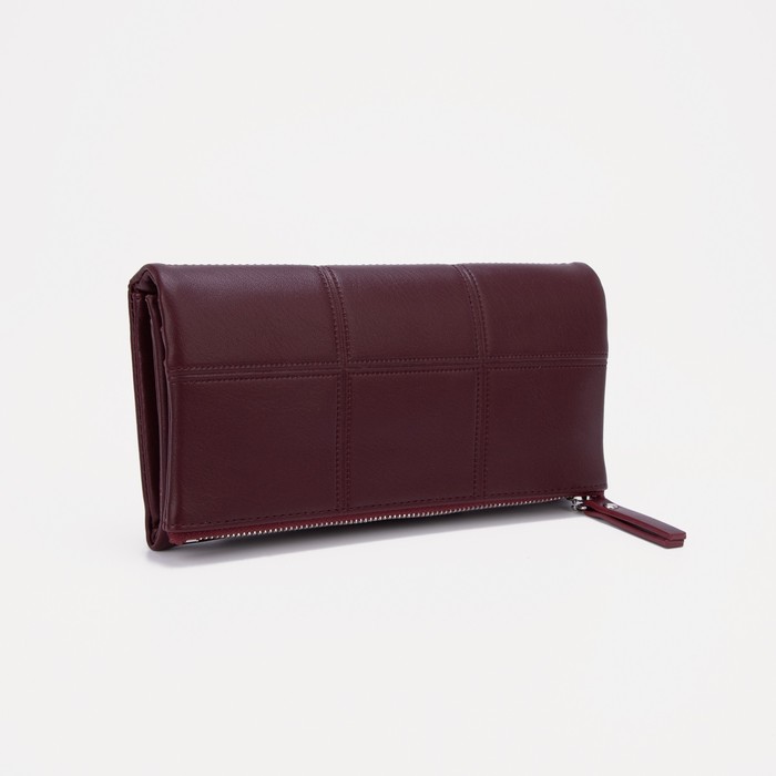 

Кошелек женский NoBrand 7751697, бордовый, 7751697