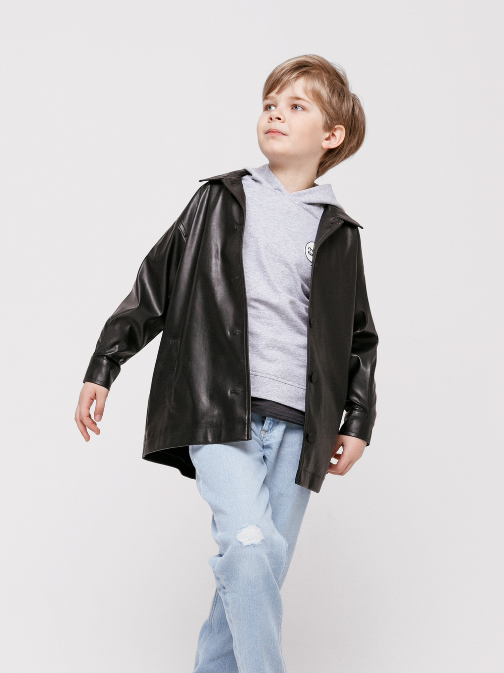 

Рубашка детская Prime Baby PGA05121BLK01, черный, 128, PGA05121BLK01