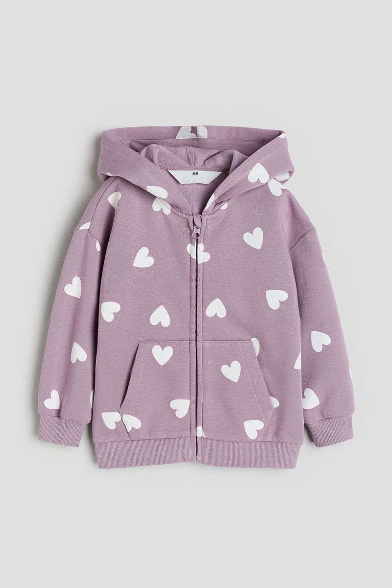 

Толстовка детская H&M 1196520, лиловый, 134, Розовый, 1196520