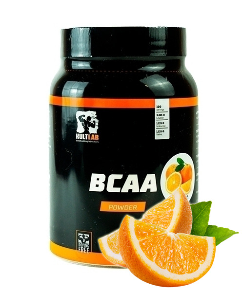 Аминокислота Kultlab BCAA 500 гр. Апельсин
