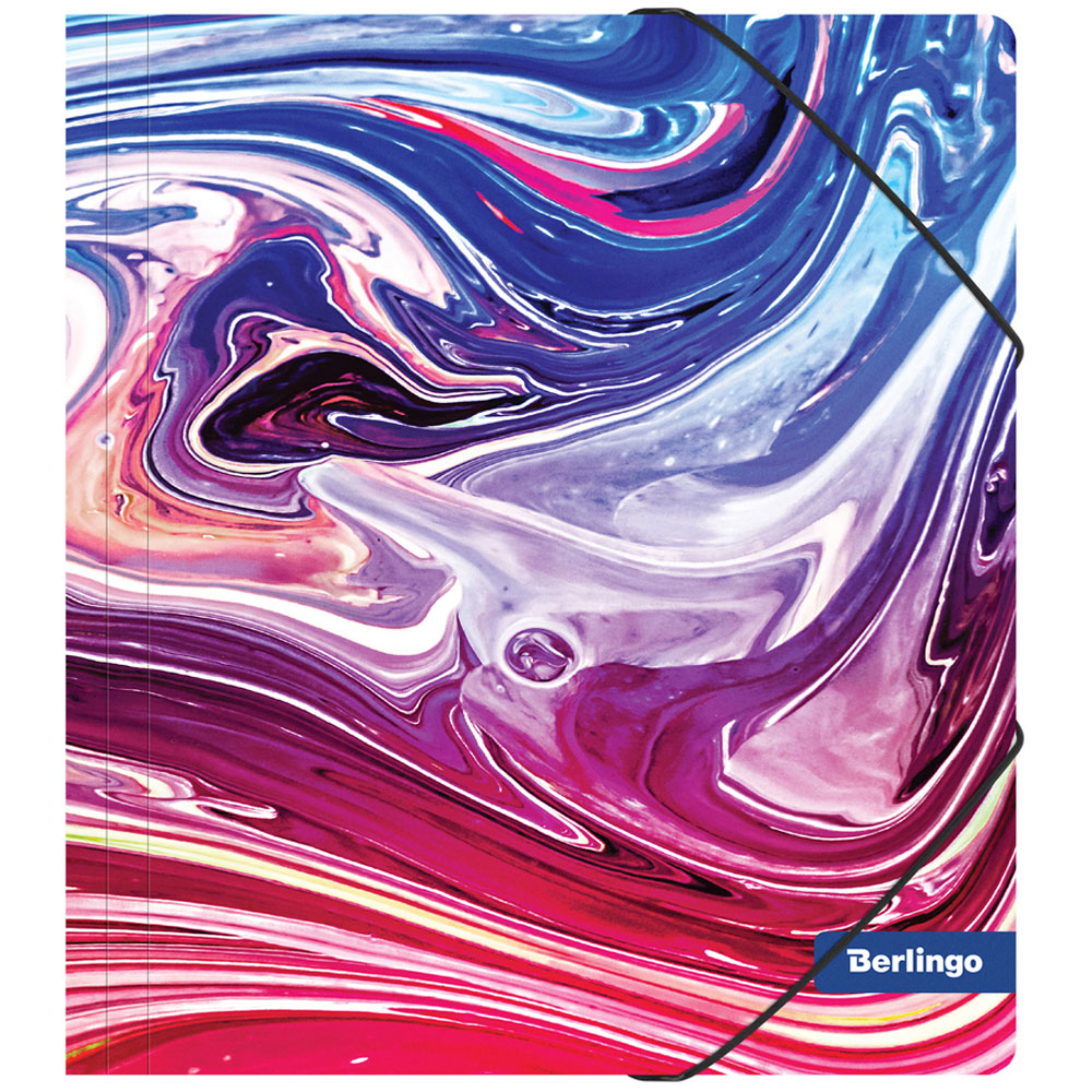 

Папка для тетрадей Berlingo Liquid Wave 338437 А5+ 600мкм, Разноцветный