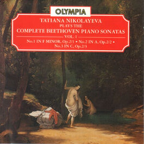 Beethoven, Piano Sonatas #'s 1-3. (Tatiana Nikolayeva. Rec.1983)