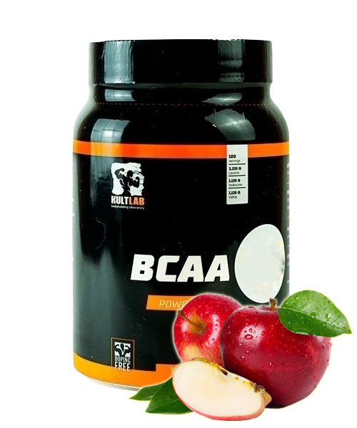 Аминокислота Kultlab BCAA 500 гр. Яблоко