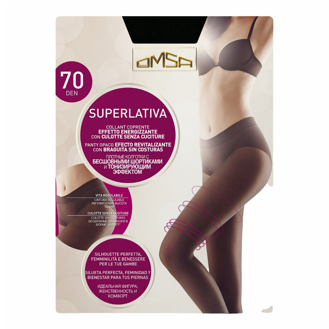 

Колготки женские Omsa коричневые 2