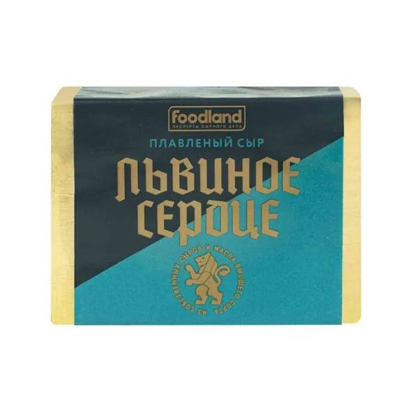 Плавленый сыр Радость Вкуса Львиное Сердце 50% 90 г