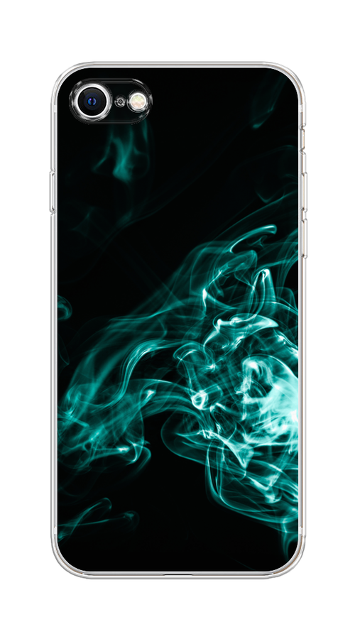 

Чехол на Apple iPhone 8 "Дым", Голубой;черный, 10850-3