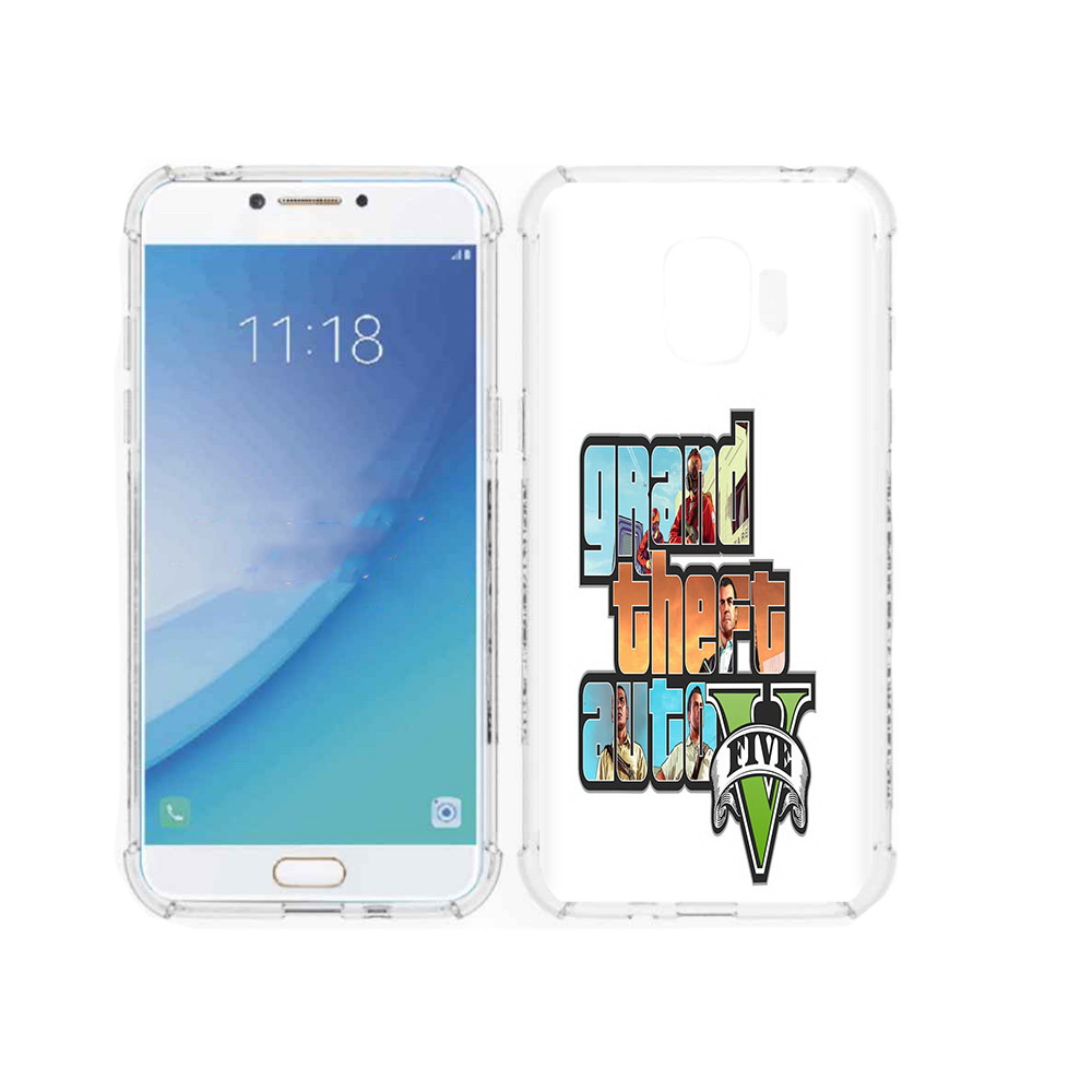 

Чехол MyPads Tocco для Samsung Galaxy J2 Pro (2018) игра гта (PT226925.585.373), Прозрачный, Tocco