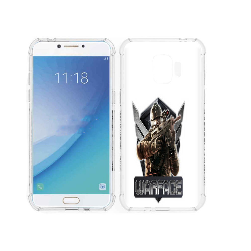

Чехол MyPads Tocco для Samsung Galaxy J2 Pro (2018) игра про войну (PT226925.585.374), Прозрачный, Tocco