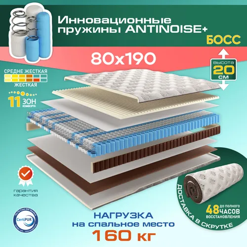 Матрас AMI MEBEL Босс 80х190 см 8799₽