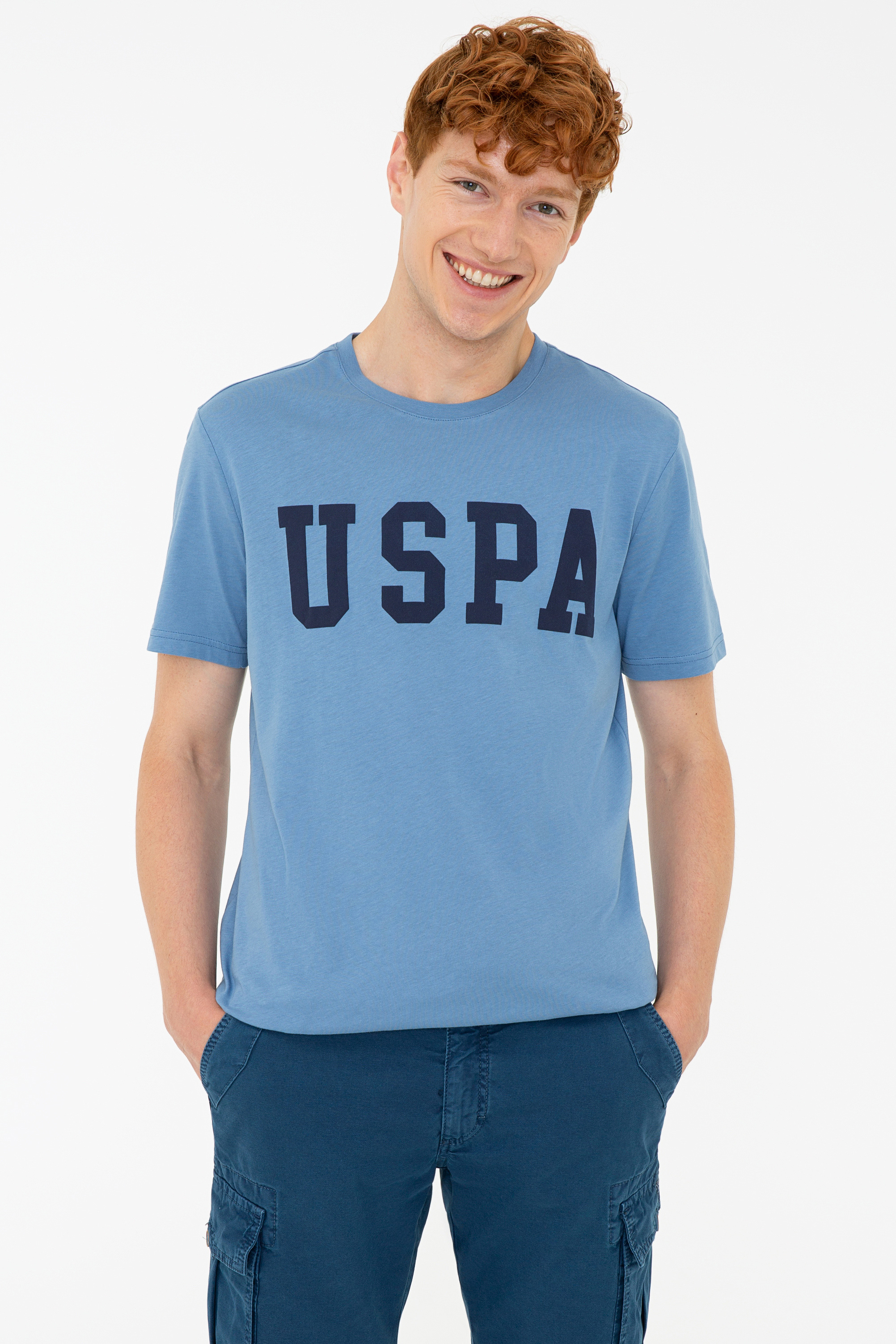 фото Футболка мужская u.s. polo assn. g081sz0110geartiy021 синяя l