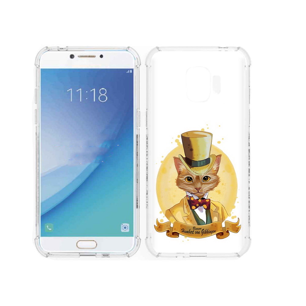 Чехол MyPads Tocco для Samsung Galaxy J2 Pro (2018) кот юрист (PT226925.585.401)