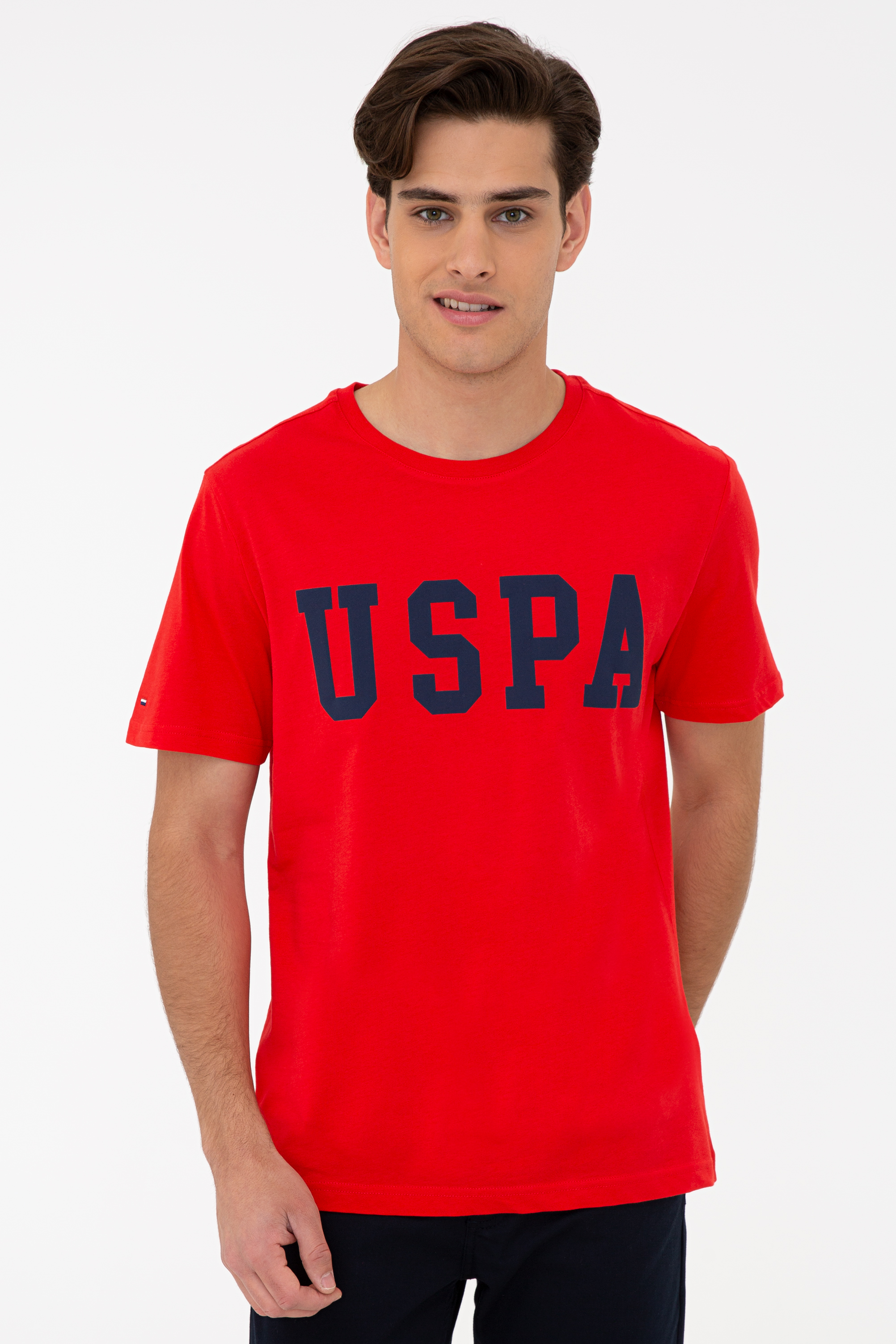 фото Футболка мужская u.s. polo assn. g081sz0110geartiy021 красная xs