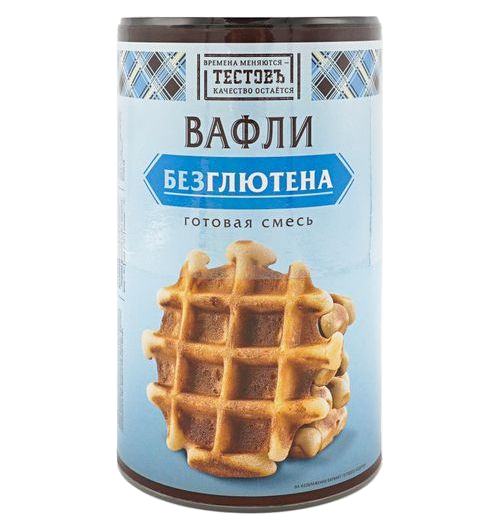 

Смесь для выпечки Тестовъ Вафли без глютена 400 г