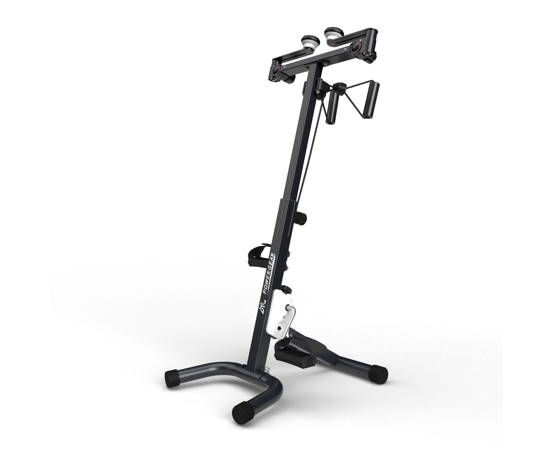 

Велотренажер двойной DFC B810W dual bike, Черный;белый, B810W