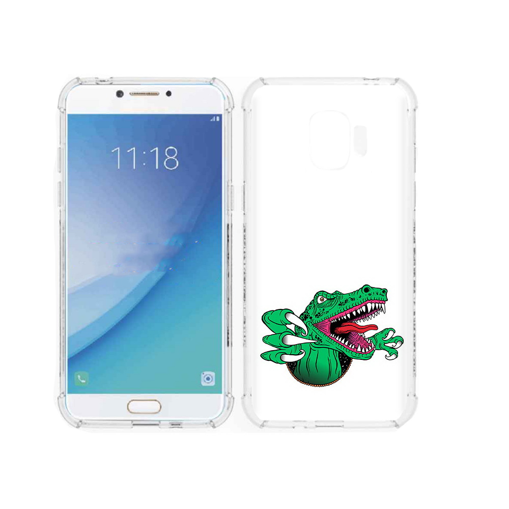 

Чехол MyPads Tocco для Samsung Galaxy J2 Pro (2018) крокодил (PT226925.585.417), Прозрачный, Tocco