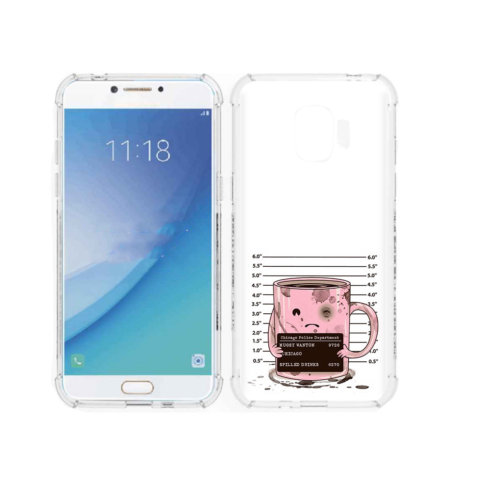

Чехол MyPads Tocco для Samsung Galaxy J2 Pro (2018) кружка (PT226925.585.420), Прозрачный, Tocco