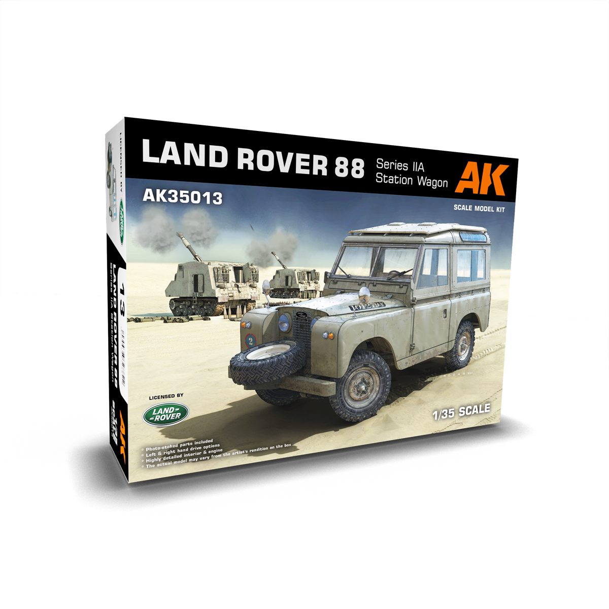 

Сборная модель AK Interactive Внедорожник Land Rover 88 Series IIA Универсал AK35013