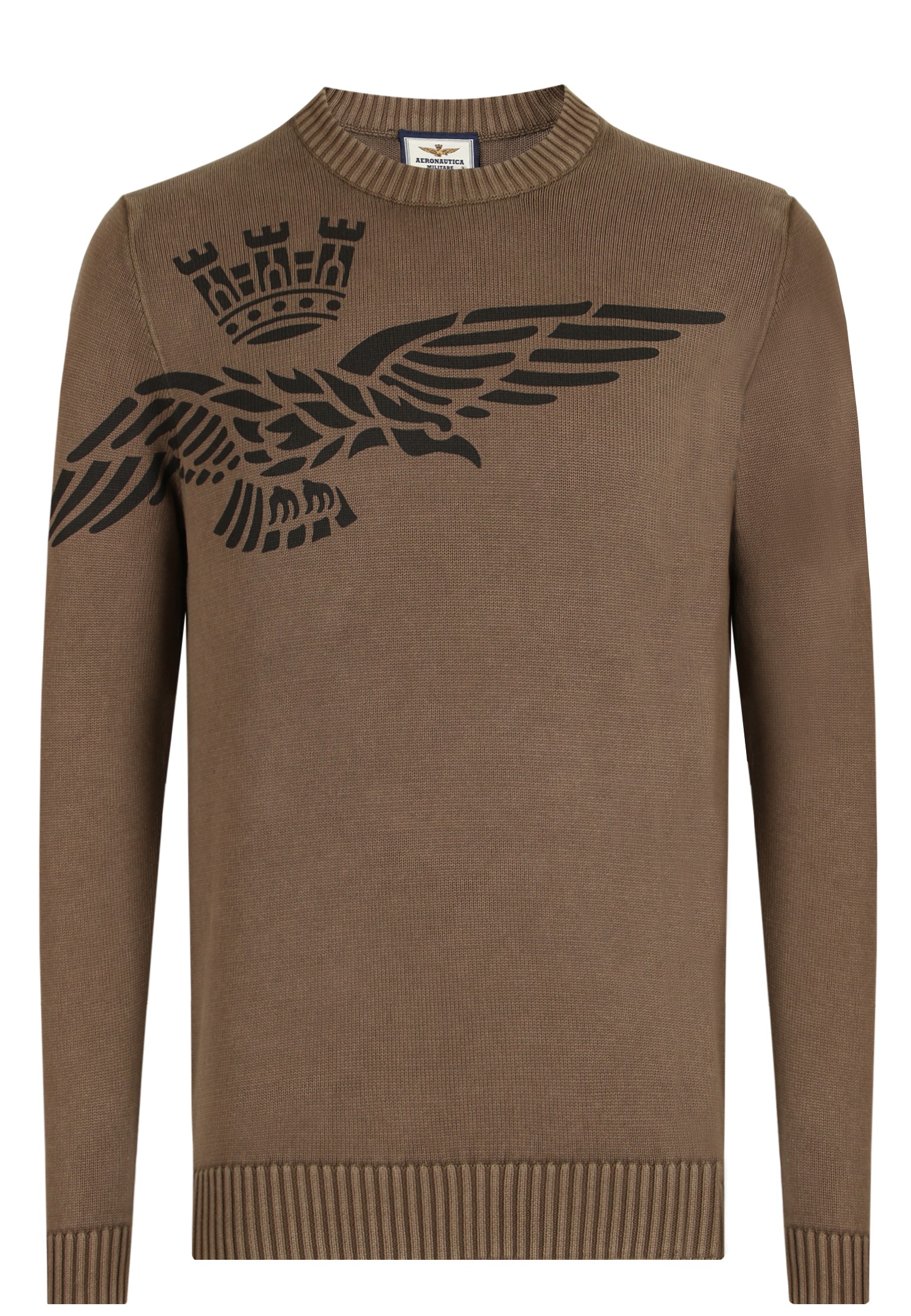 

Джемпер мужской Aeronautica Militare 128748 зеленый S, 128748