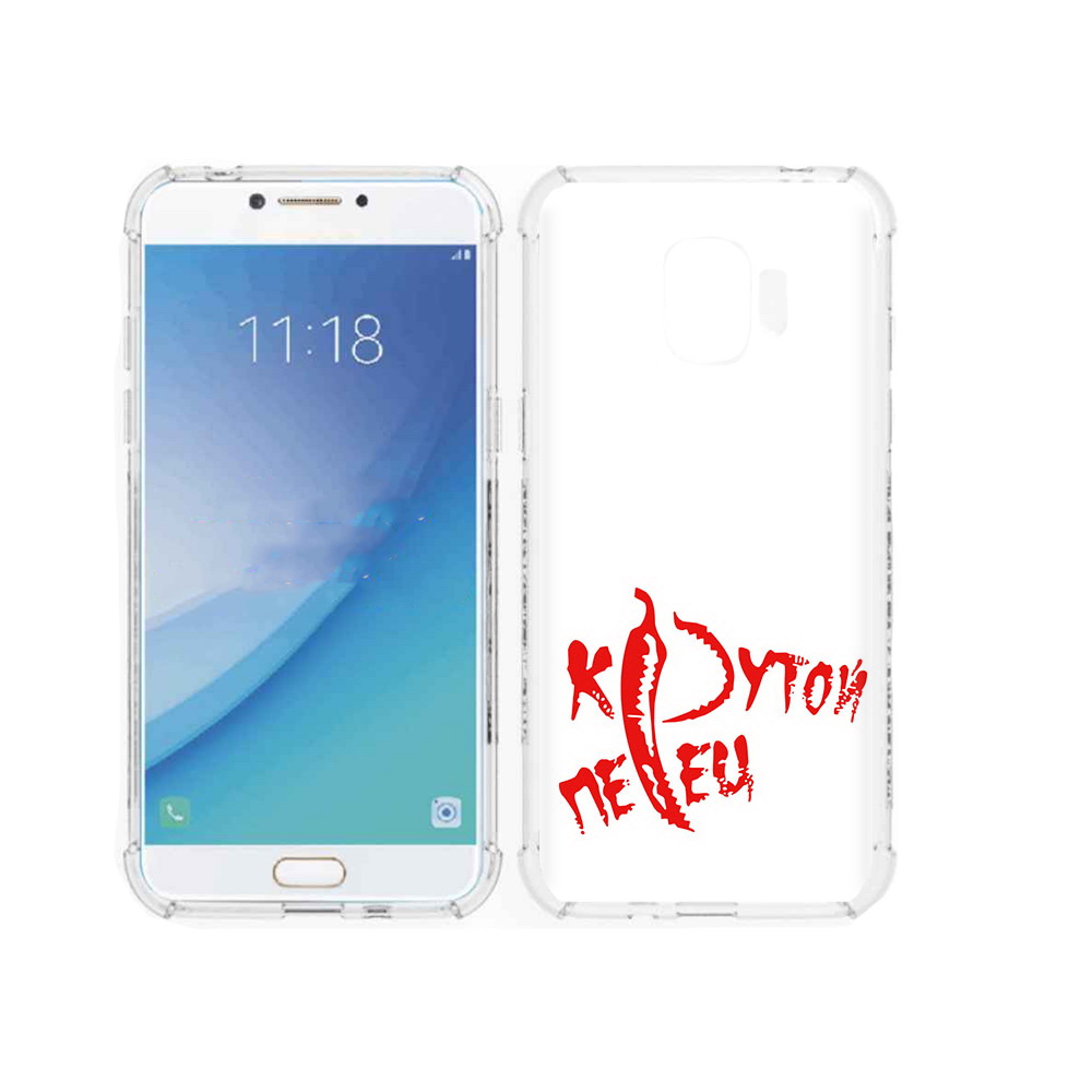 

Чехол MyPads Tocco для Samsung Galaxy J2 Pro (2018) крутой перец (PT226925.585.426), Прозрачный, Tocco