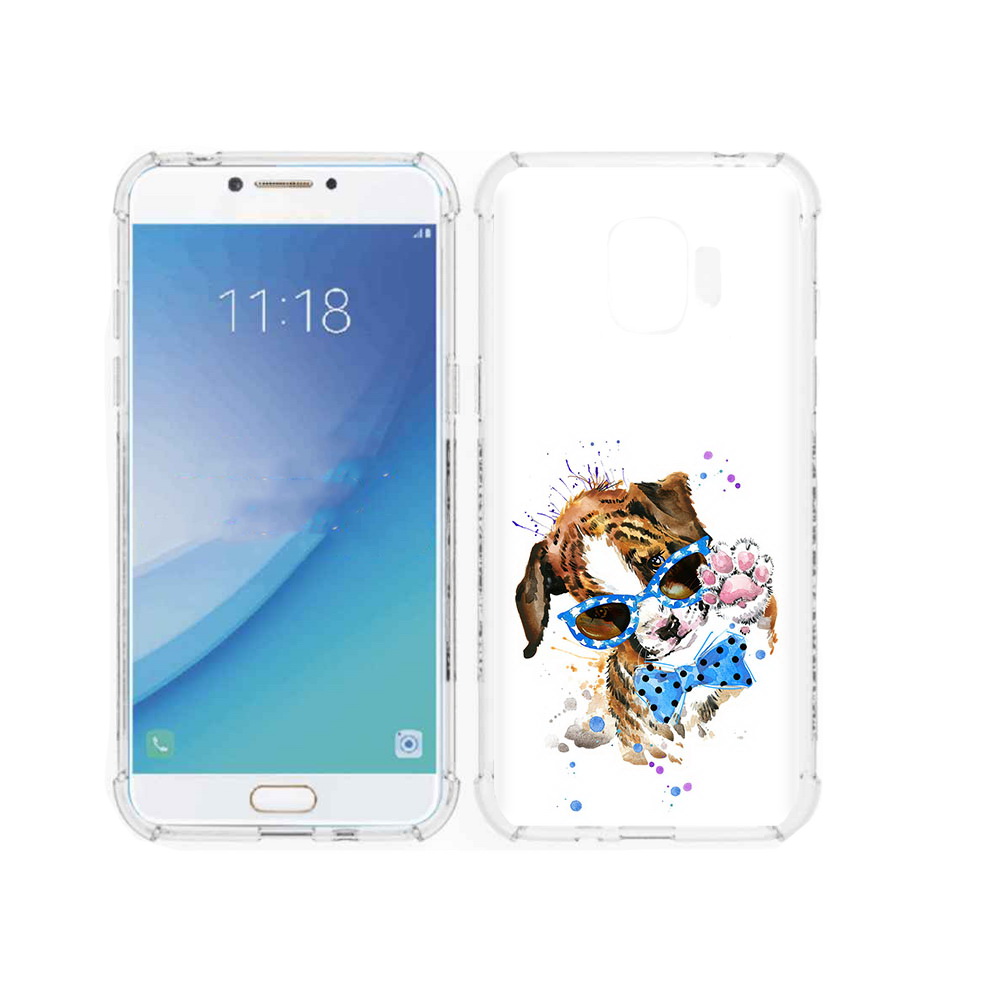 

Чехол MyPads Tocco для Samsung Galaxy J2 Pro (2018) лапочка (PT226925.585.434), Прозрачный, Tocco