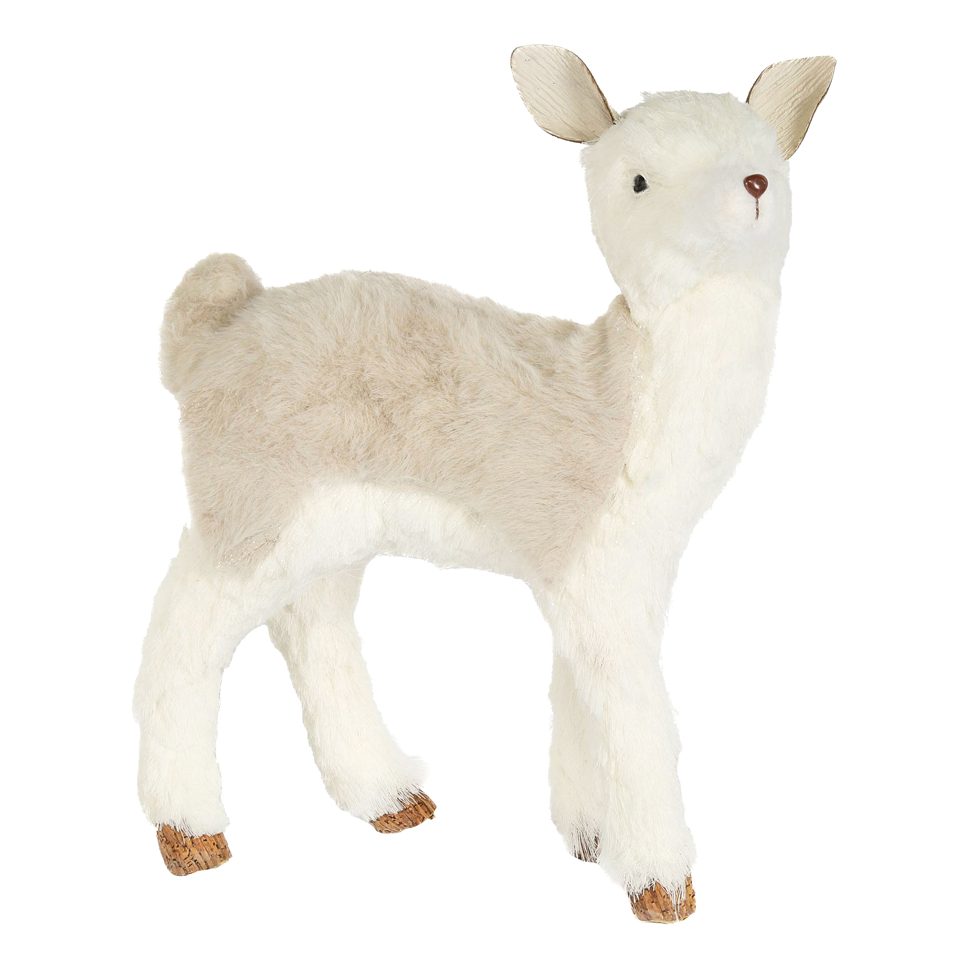 

Фигурка James arts Олененок полиэстер 26x11x33 см, Белый;бежевый