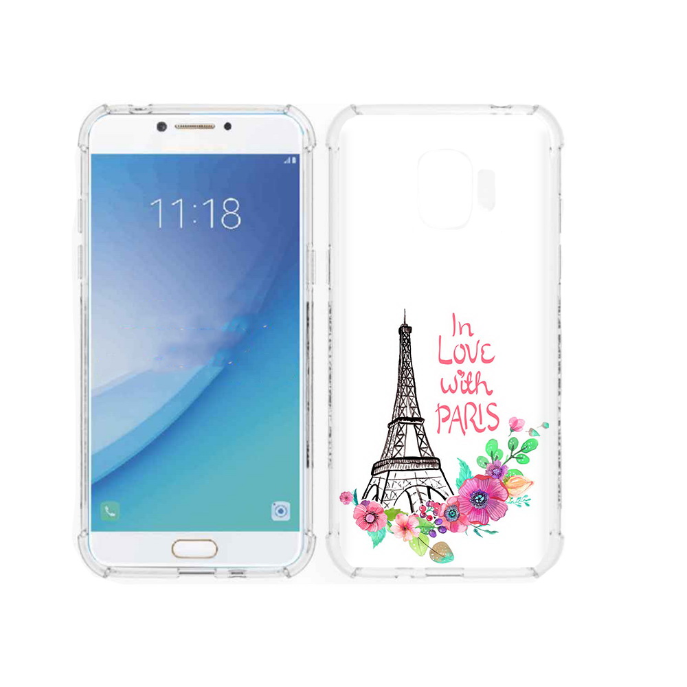 

Чехол MyPads Tocco для Samsung Galaxy J2 Pro (2018) любимый париж (PT226925.585.452), Прозрачный, Tocco