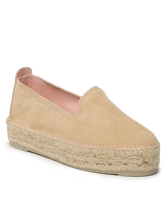 Эспадрильи женские Manebi Double Sole Espadrilles K 1.1 D0 бежевые 36 EU