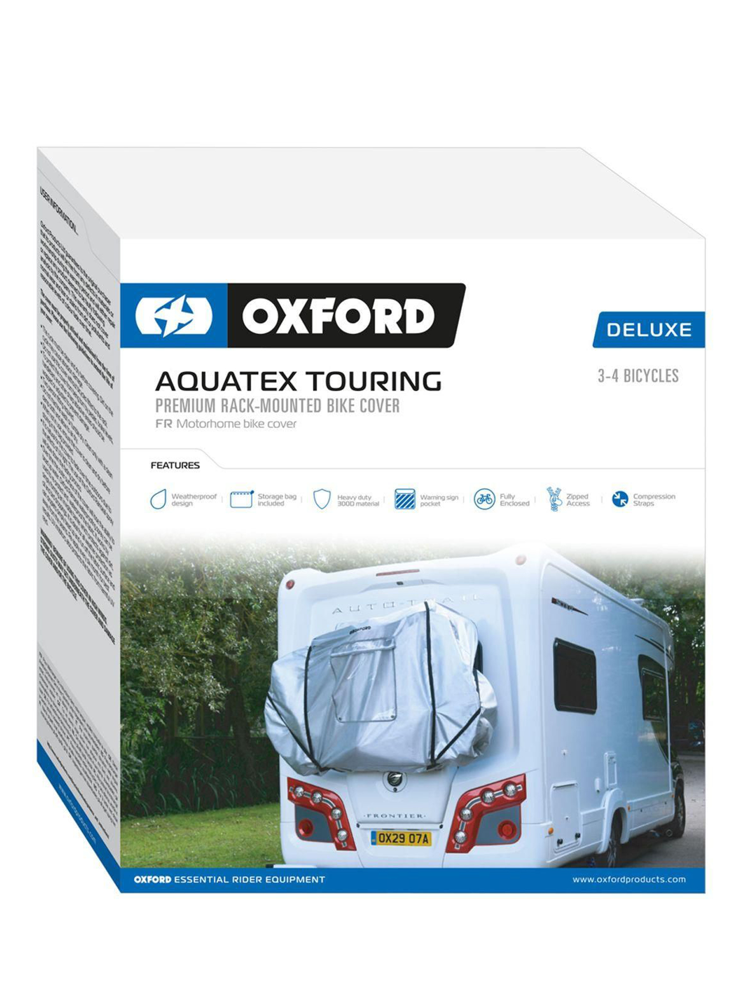 Чехол Для Велосипеда Oxford Aquatex Touring Deluxe Bike Cover For 3-4 Bikes