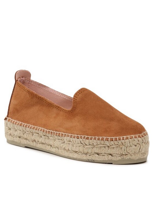 Эспадрильи женские Manebi Double Sole Espadrilles R 3.9 D0 коричневые 35 EU