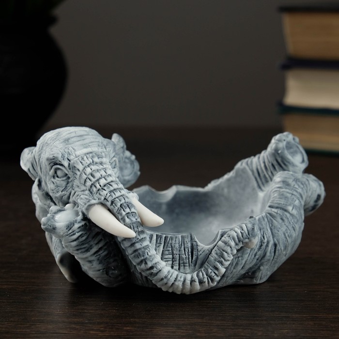 фото Копилка-монетница "слон" сувениры из мраморной крошки