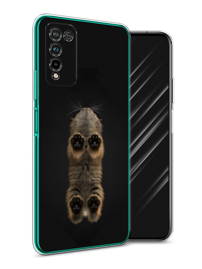 

Чехол Awog на Honor 10X Lite "Кошачьи лапки", Черный, 6104650-1