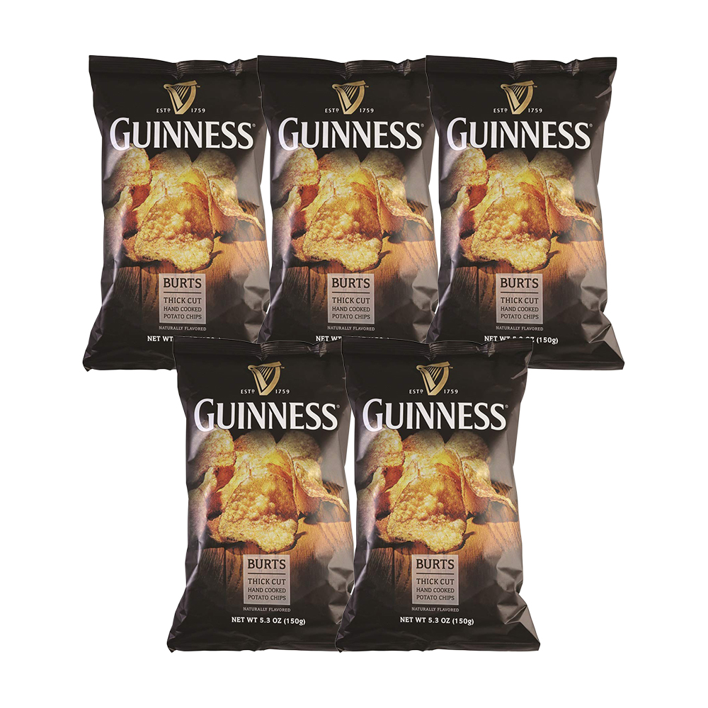 

Чипсы Burts Guinness Original 5 шт по 150 г