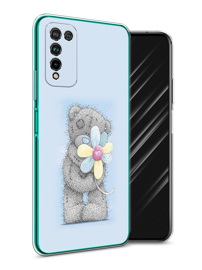 

Чехол Awog на Honor 10X Lite "Me to you с ромашкой", Голубой;серый;желтый, 6104650-2