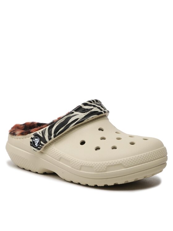 

Сабо Classiclined Animalremixclog 207842 Crocs бежевый 37,5 EU, Classiclined Animalremixclog 207842