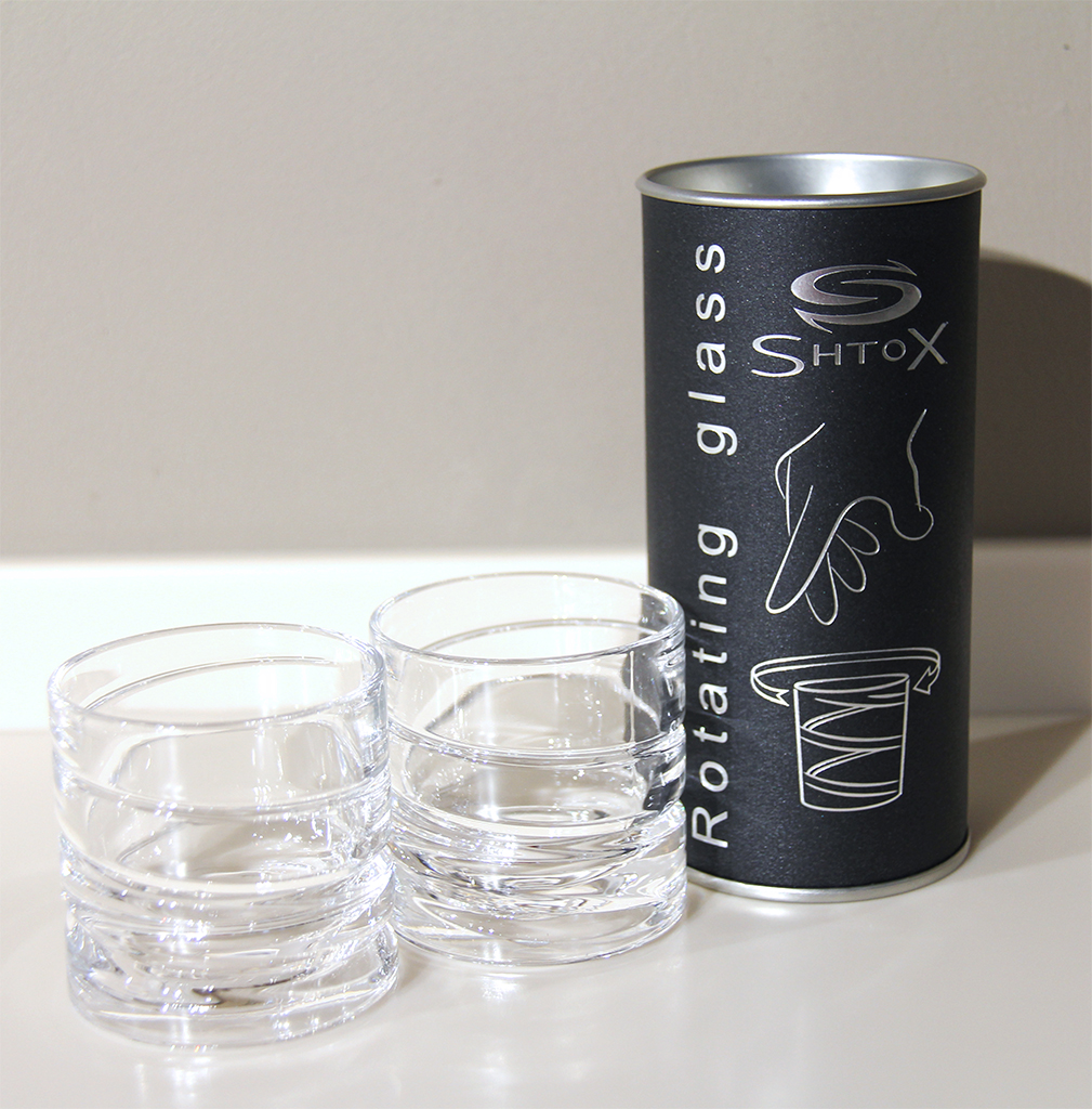 

Набор из 2 вращающихся стопок SHTOX SHOT 001/sb в тубе, Бокал