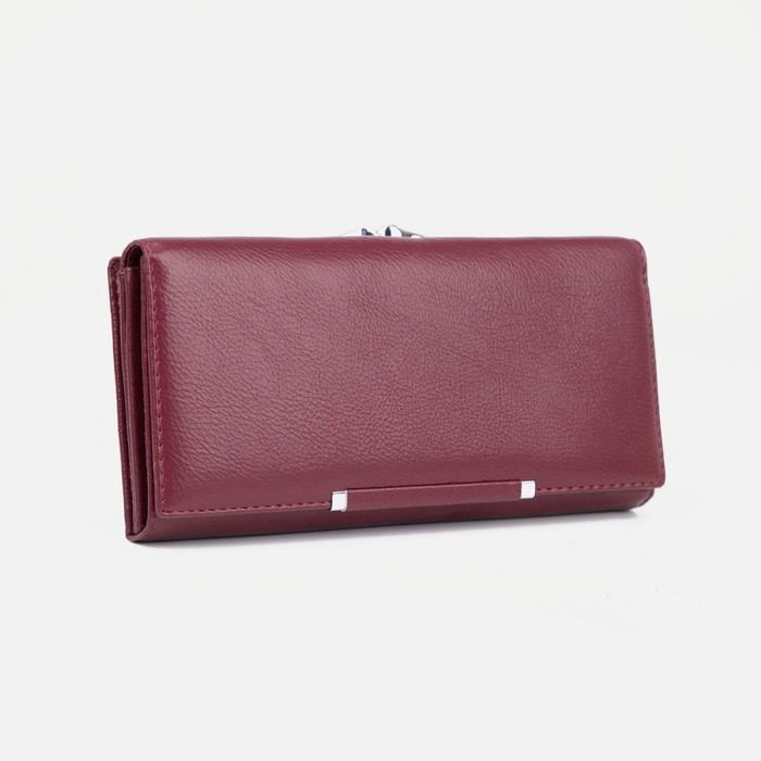 

Кошелек женский NoBrand 9306073, бордовый, 9306073