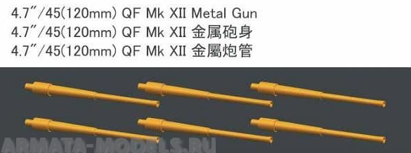 

FH710066 Royal Navy J, K, N Class Metal Gun Barrels I