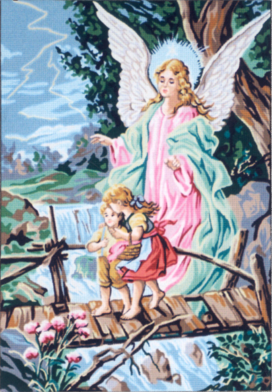 

Канва жесткая с рисунком 14.804 Мифическое создание, Разноцветный