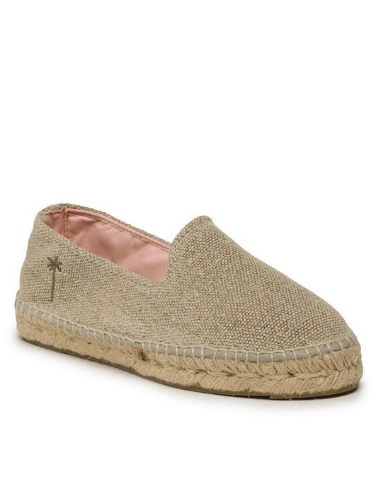 Эспадрильи женские Manebi Flat Espadrilles O 7.1 NO бежевые 35 EU (доставка из-за рубежа)