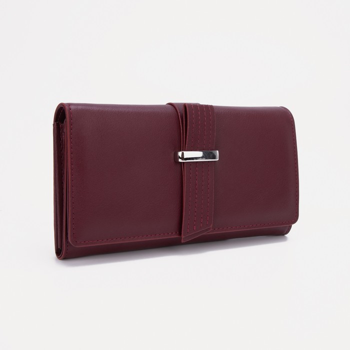

Кошелек женский NoBrand 7751672, бордовый, 7751672