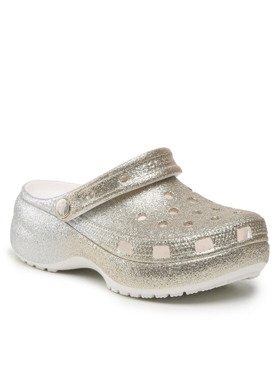 

Сабо Clscplatform Ombreglitterclogw 207933 Crocs золотой 34,5 EU, Clscplatform Ombreglitterclogw 207933