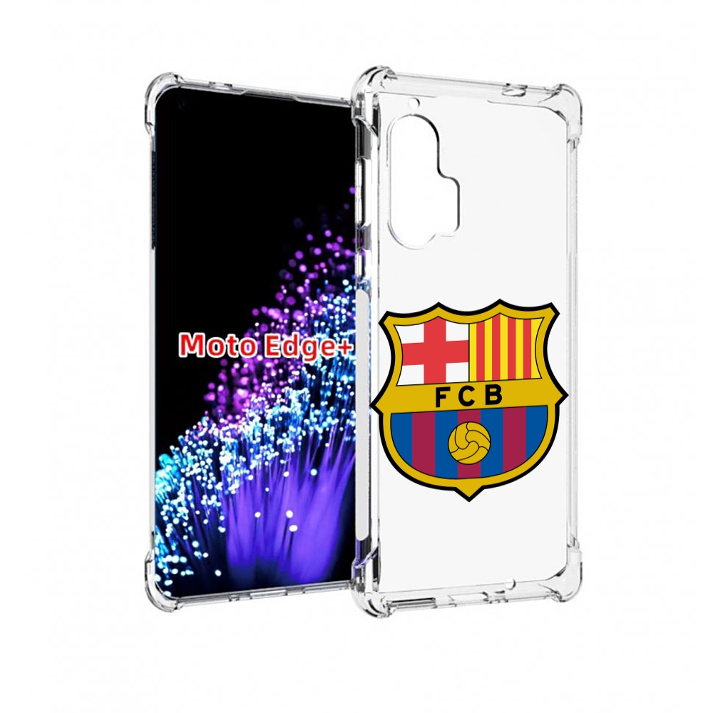 

Чехол MyPads ФК FCB Барселона для Motorola Edge+ Plus, Прозрачный, Tocco