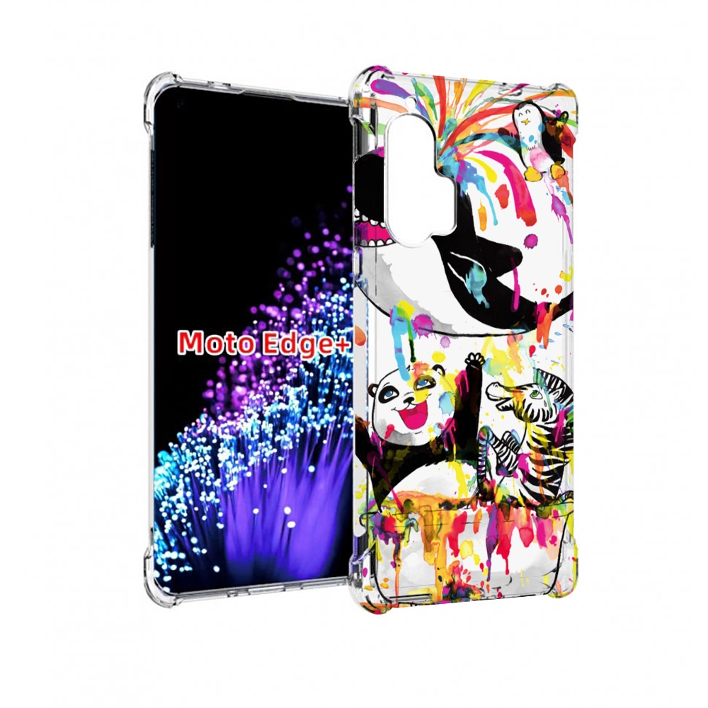 

Чехол MyPads Хиппи кит для Motorola Edge+ Plus, Прозрачный, Tocco