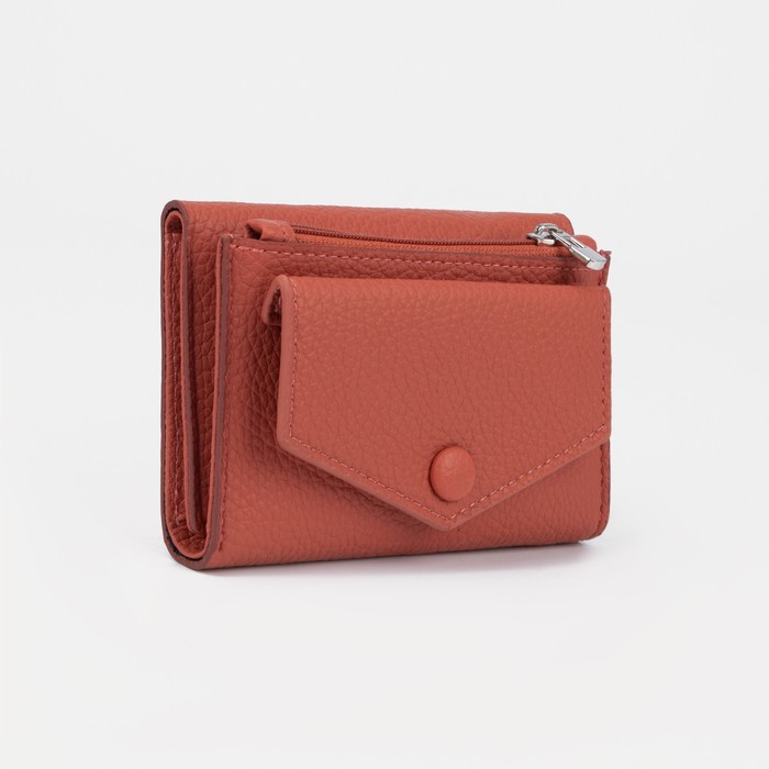 

Кошелек женский NoBrand 9351624, коралловый, Красный, 9351624