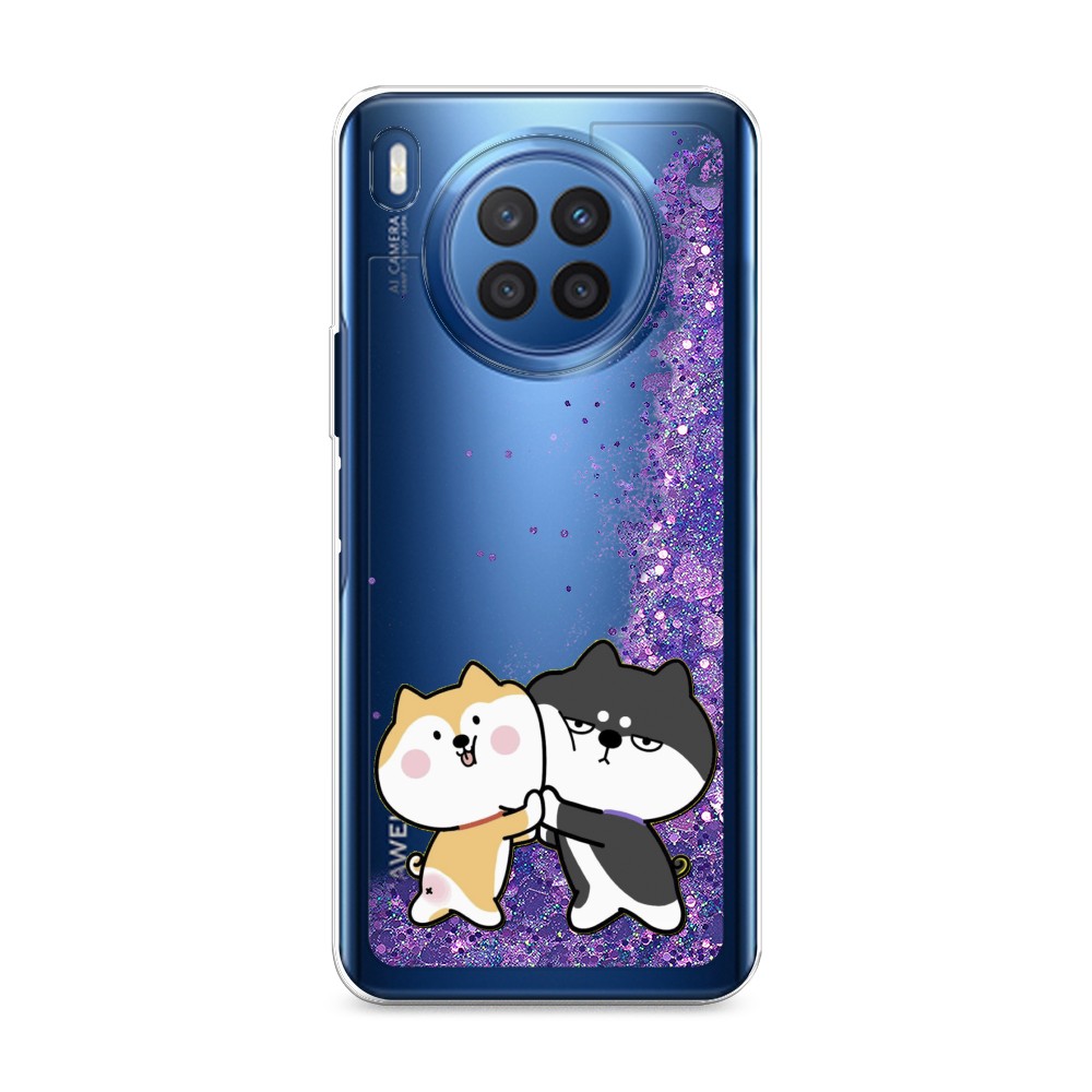 фото Силиконовый чехол "звездочки графика белая" на zte red magic 5s awog