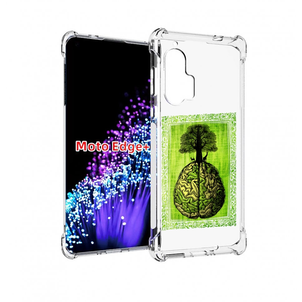 

Чехол MyPads абстракция здоровый мозг для Motorola Edge+ Plus, Прозрачный, Tocco