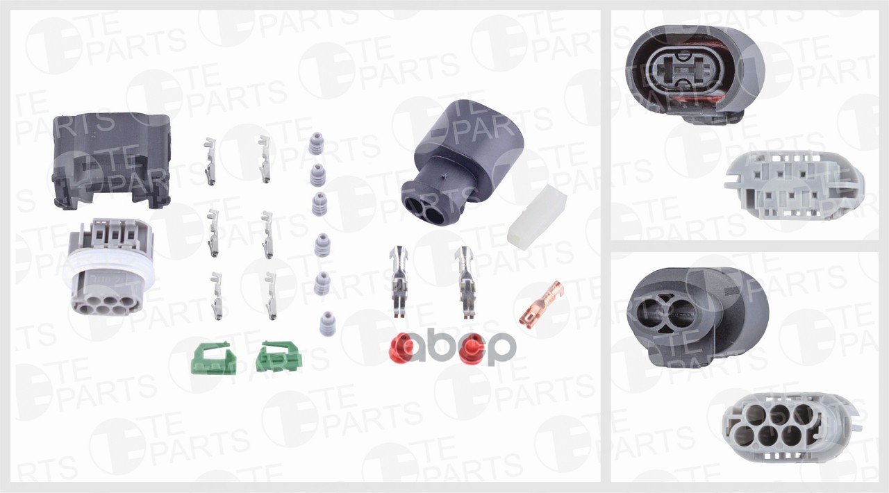 Комплект Разъёмов 2 Шт.Для Жгута Проводов Webastothermotop/Thermotope/C/Z TE PARTS арт. 79