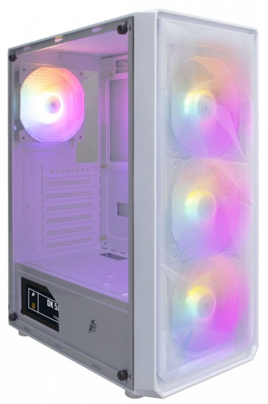 

Корпус компьютерный 1STPLAYER FD3 (FD3-WH-4F1-W) белый, FD3