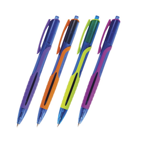 

Ручка шариковая масляная автоматическая BRAUBERG Phantom color 24 шт 24 шт